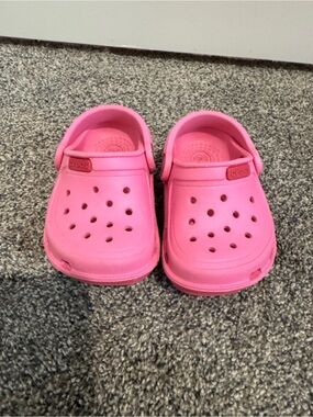 CROCS toddler size 4 Pink Classic Clog